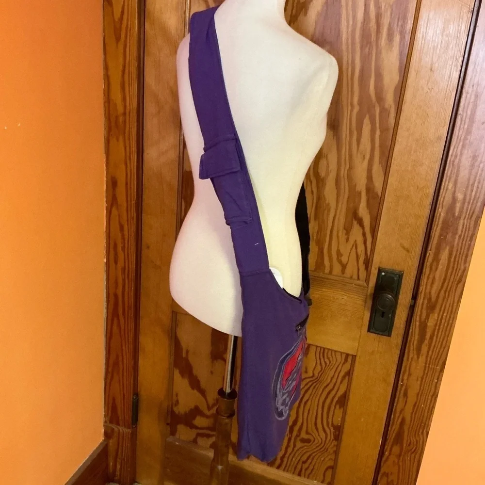 NWT Grateful Dead Purple Steal Your Face Crossbody Bag